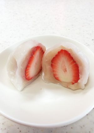 いちご大福 レンジで簡単-レシピのメイン写真
