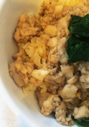 豆腐のそぼろ丼-レシピのメイン写真