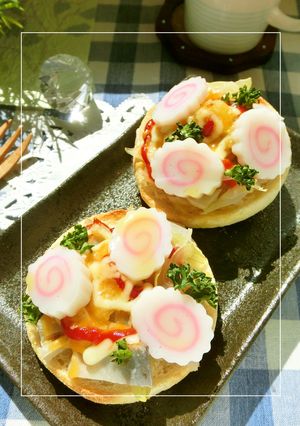 合格できるといいね♡花まるトースト-レシピのメイン写真