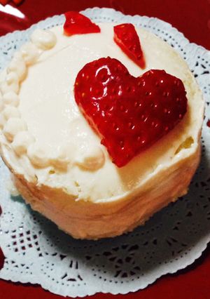 離乳食 中期〜食パンでケーキ〜-レシピのメイン写真