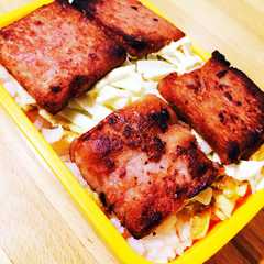 スタミナスパム弁当-レシピのメイン写真
