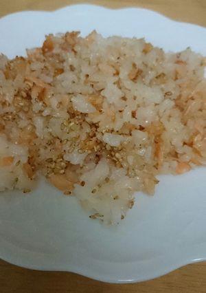 コストコ サーモンのバター醤油チャーハン-レシピのメイン写真