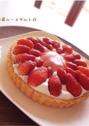 春だよぉ♡苺ムース入りタルト-レシピのメイン写真