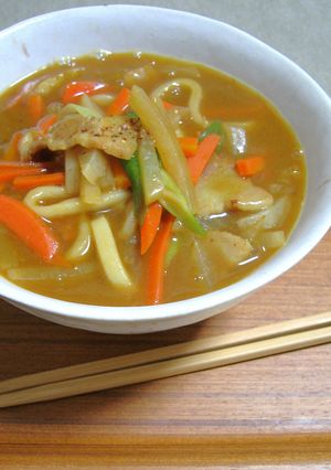大根と油揚げのカレーうどん-レシピのメイン写真