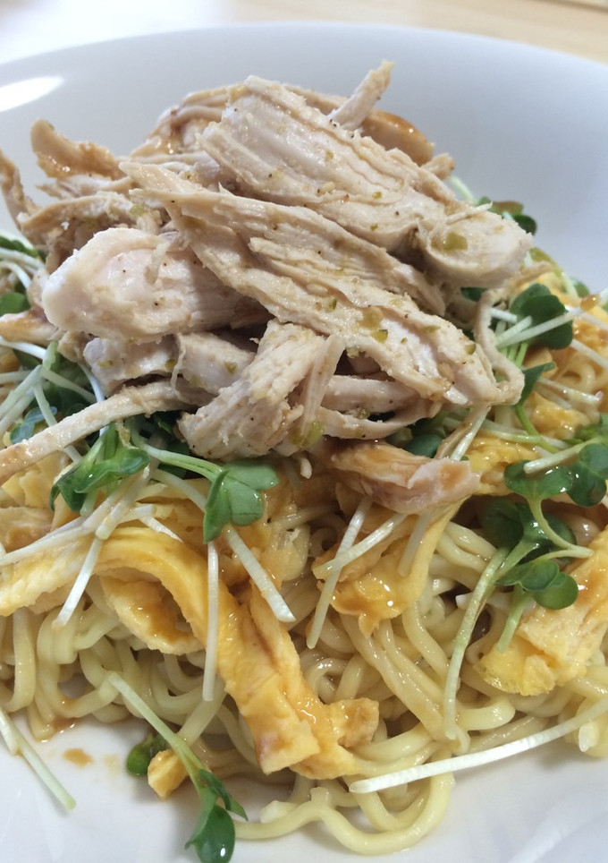 蒸し鶏の冷やし中華-レシピのメイン写真