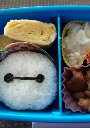 超簡単キャラ弁 ベイマックス ツムツム-レシピのメイン写真