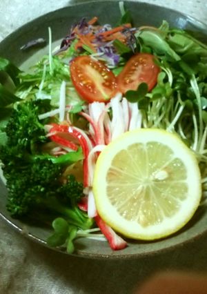 カット野菜のサラダ風冷やし中華-レシピのメイン写真