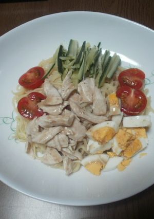マルちゃん正麺ごまだれ冷やしにちょい足し-レシピのメイン写真