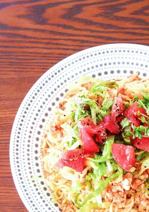 TACOミート冷やし中華-レシピのメイン写真