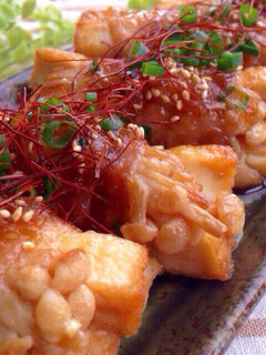 えのき&厚揚げの肉巻き◎生姜香味ダレ-レシピのメイン写真