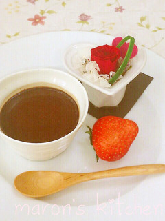 とろける♡濃厚チョコレートプリン-レシピのメイン写真