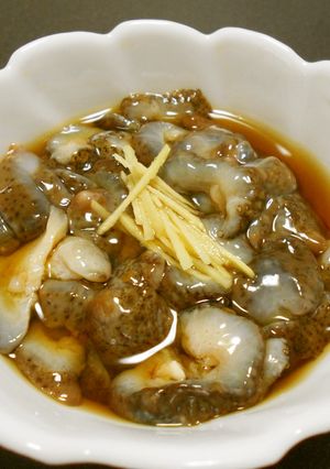 愛知の魚100　ナマコ酢の作成・保存方法-レシピのメイン写真