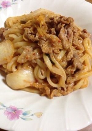 キムチ焼うどん-レシピのメイン写真