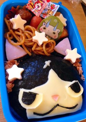 妖怪ウォッチ　フユニャン　キャラ弁♪-レシピのメイン写真