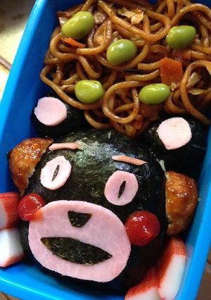 簡単　くまもん　けまもん？　キャラ弁-レシピのメイン写真