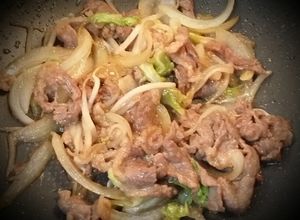 牛肉もやしキャベツ玉ねぎ焼肉のたれ炒め-レシピのメイン写真