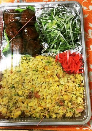 ガッツリボリュームチャーハン中華弁当-レシピのメイン写真