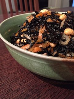 我が家のひじきの煮物-レシピのメイン写真