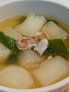 簡単 かぶとベーコンのスープ-レシピのメイン写真