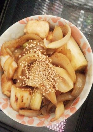 玉ねぎ大量消費☆焼き鳥のタレ味-レシピのメイン写真