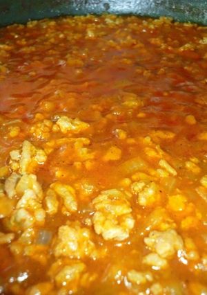 ケチャップミートソースパスタかオムライス-レシピのメイン写真