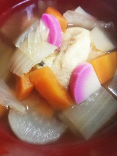 白菜とかまぼこのお吸い物-レシピのメイン写真