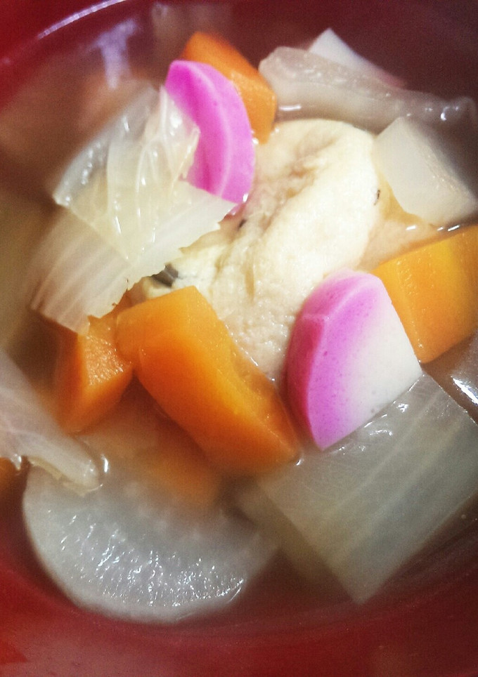 白菜とかまぼこのお吸い物-レシピのメイン写真