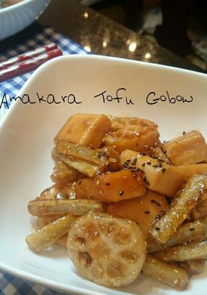 豆腐とごぼうがしっかりした一品に✾-レシピのメイン写真