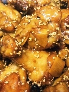 鶏手羽元の甘辛酸っぱ煮-レシピのメイン写真