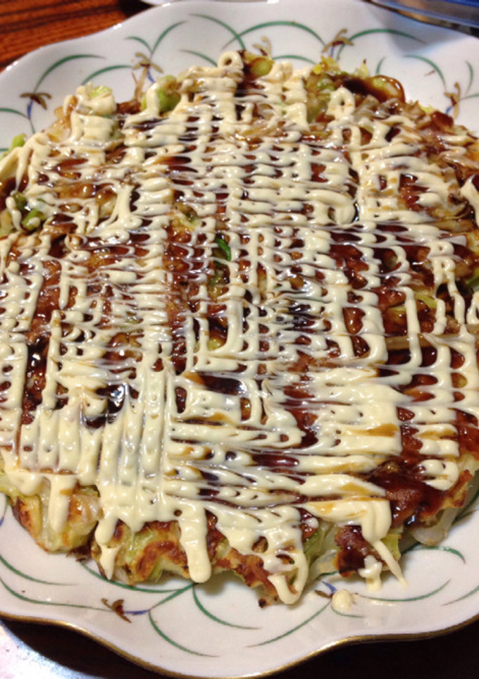 キャベツともやしの簡単お好み焼き-レシピのメイン写真