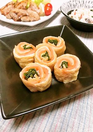 油揚げロールの煮物♪-レシピのメイン写真