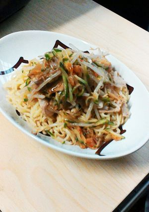 満腹☆マルちゃん正麺ごまだれ冷し-レシピのメイン写真