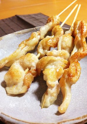 鶏皮塩焼き♡-レシピのメイン写真