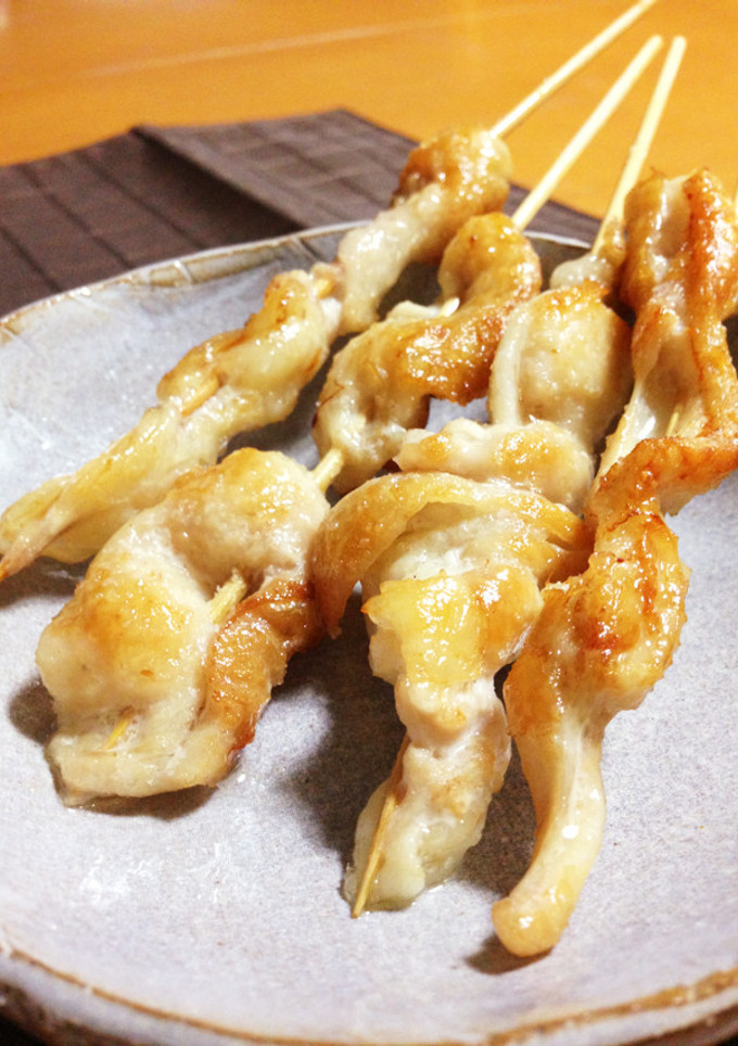 鶏皮塩焼き♡-レシピのメイン写真