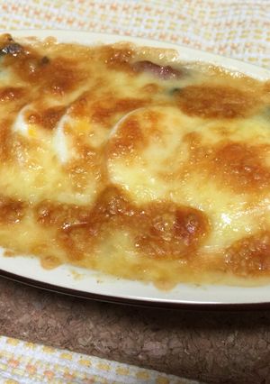 米粉で簡単！ほうれん草＆卵グラタン-レシピのメイン写真