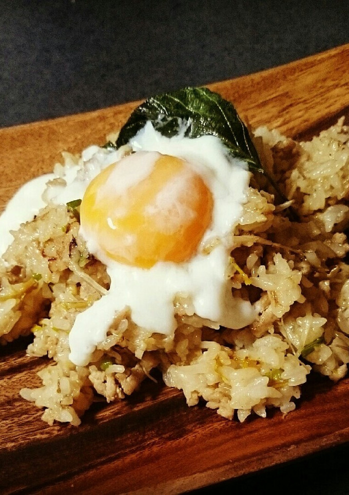 ♥味噌焼き炒飯、とろ卵のせ♥-レシピのメイン写真