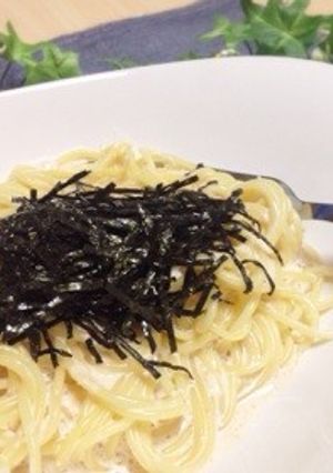 簡単！材料3つでたらこクリームパスタ-レシピのメイン写真