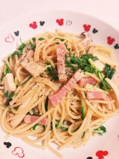 簡単♪きのことベーコンの和風パスタ-レシピのメイン写真