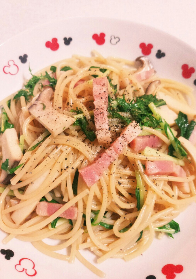 簡単♪きのことベーコンの和風パスタ-レシピのメイン写真