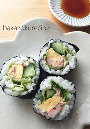 サラダ巻き！-レシピのメイン写真