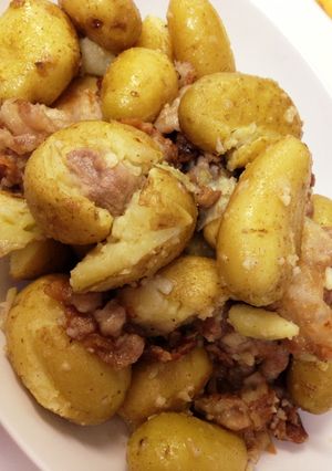 新ジャガと豚バラ肉の炒めもの-レシピのメイン写真