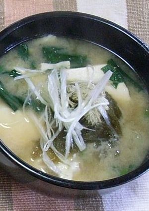 和：我が家の【お味噌汁各種】　-レシピのメイン写真