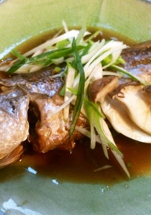 圧力鍋で小骨食す☆イシモチの煮付け-レシピのメイン写真
