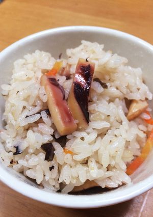 コストコの焼きイカでいかめし！-レシピのメイン写真