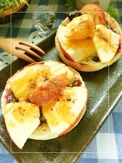 りんごのミルキージャムチーズトースト-レシピのメイン写真