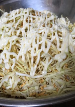 やみつき！キャベツとパリ麺サラダ-レシピのメイン写真