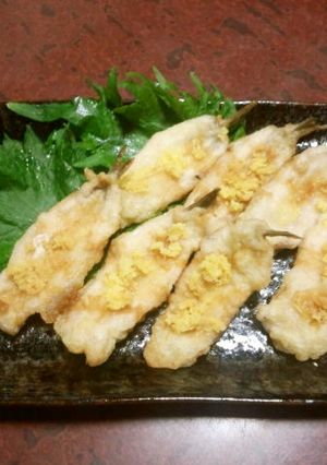 セグロイワシの極天ぷら♪生姜＆しょう油♪-レシピのメイン写真
