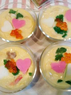お祝いに♪簡単茶碗蒸し-レシピのメイン写真