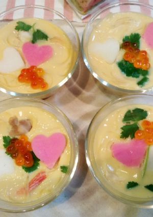 お祝いに♪簡単茶碗蒸し-レシピのメイン写真
