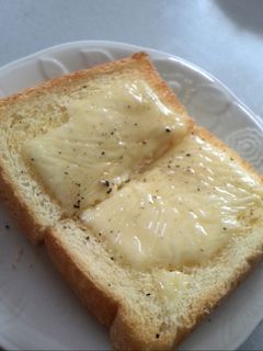 簡単スライスチーズのハニートースト♪-レシピのメイン写真